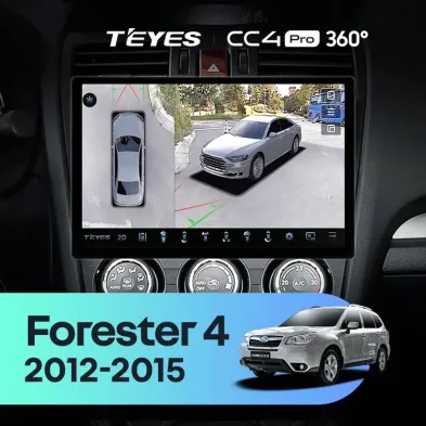 Штатная магнитола Teyes CC4 Pro 360 12/256 Subaru Forester 4 SJ (2012-2015) Тип-B (11")
