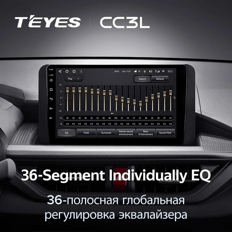 Штатная магнитола Teyes CC3L 4/64 Toyota Wigo (2022-2023) F2