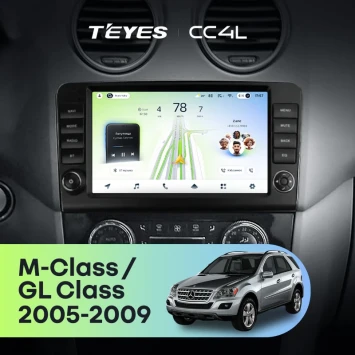 Штатная магнитола Teyes CC4L 6/64 с DTS Mercedes-Benz ML-Class X164 (2005-2009) F2
