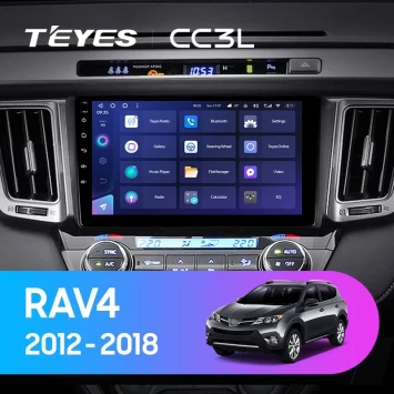 Штатная магнитола Teyes CC3L 4/64 Toyota RAV4 4 XA40 5 XA50 (2012-2018) Правый руль