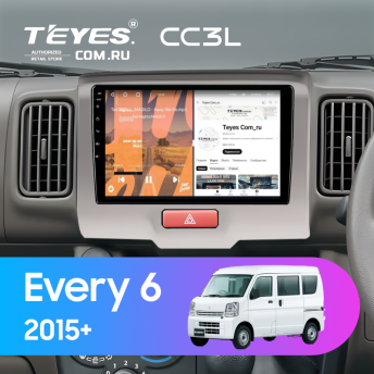 Штатная магнитола Teyes CC3L 4/64 Suzuki Every 6 (2015-)
