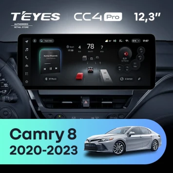 Штатная магнитола Teyes CC4 Pro 12.3" 12/256 Toyota Camry 8 XV70 (2020-2023)