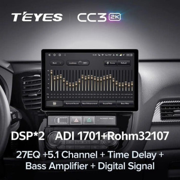 Штатная магнитола Teyes CC3 2K 4/64 Nissan Qashqai 1 J10 (2006-2013) F2 (13")