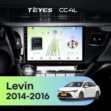 Штатная магнитола Teyes CC4L 6/64 с DTS Toyota Levin 1 E180 (2014-2016) Тип-A