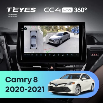 Штатная магнитола Teyes CC4 Pro 360 12/256 Toyota Camry 8 XV 70 (2020-2021)