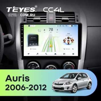 Штатная магнитола Teyes CC4L 4/64 Toyota Auris E150 (2006-2012) (0din)