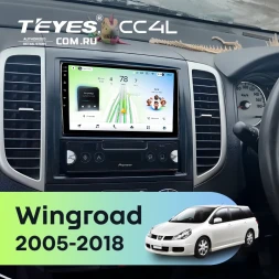 Штатная магнитола Teyes CC4L 6/64 с DTS Nissan Wingroad 3 Y12 (2005-2018)