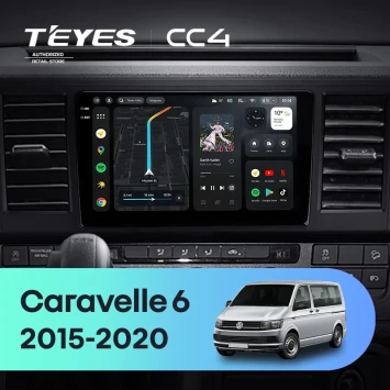 Штатная магнитола Teyes CC4 6/64 Volkswagen Caravelle T6 (2015-2020)