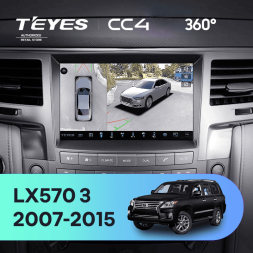 Штатная магнитола Teyes CC4 360 6/64 Lexus LX570 J200 3 (2007-2015) Тип-A