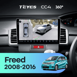 Штатная магнитола Teyes CC4 360 6/64 Honda Freed 1 (2008-2016) F1 Правый руль