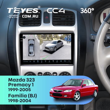 Штатная магнитола Teyes CC4 360 8/128 Mazda Familia (BJ) (1998-2004) F2