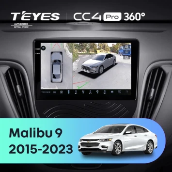 Штатная магнитола Teyes CC4 Pro 360 8/128 Chevrolet Malibu 9 (2015-2023) F1