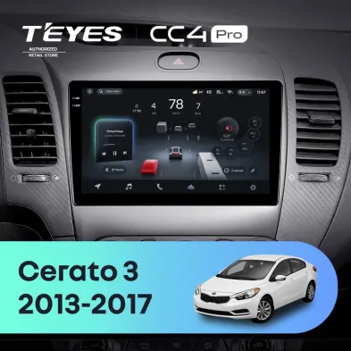Штатная магнитола Teyes CC4 Pro 12/256 Kia Cerato 3 YD (2013-2017) F3