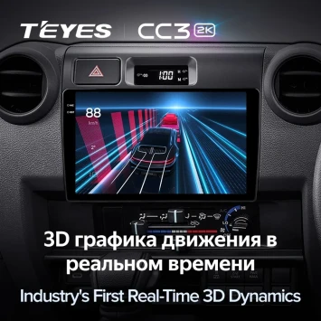 Штатная магнитола Teyes CC3 2K 4/32 Toyota Land Cruiser 8 J70 70 (2023-2024)