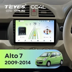 Штатная магнитола Teyes CC4L 4/64 Suzuki Alto 7 (2009-2014)