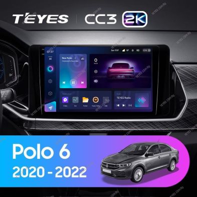 Штатная магнитола Teyes CC3 2K 4/64 Volkswagen Polo Mk6 (2020-2022) F3