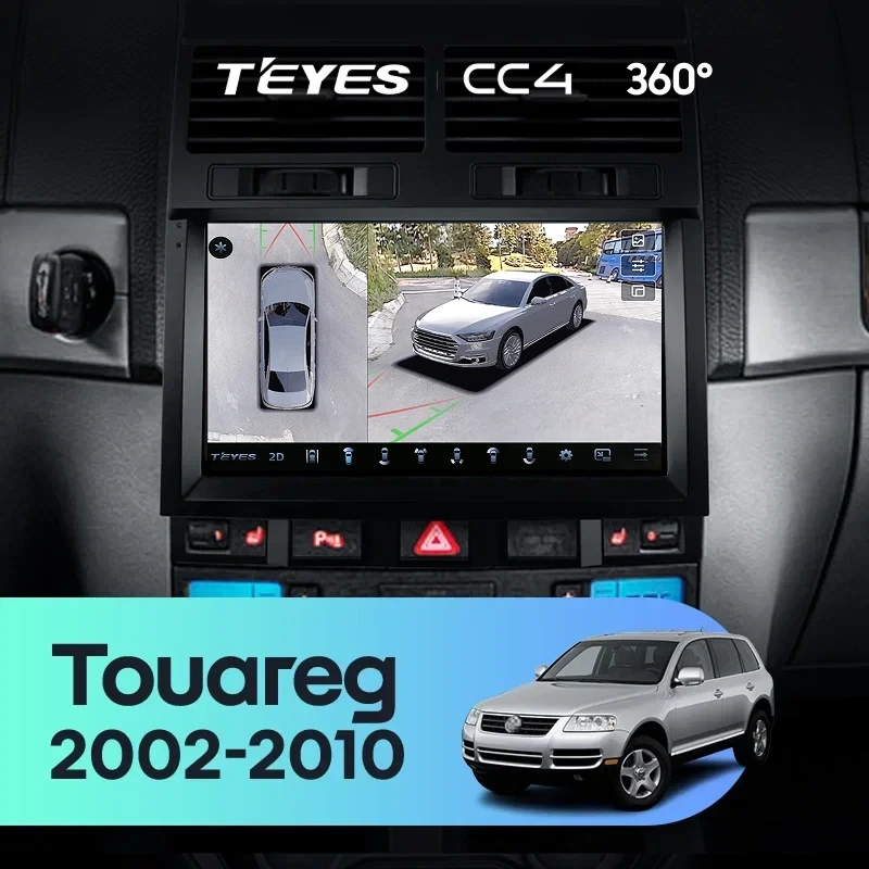 Штатная магнитола Teyes CC4 360 6/64 Volkswagen Touareg GP (2002-2010) F1