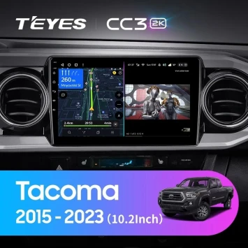 Штатная магнитола Teyes CC3 2K 360 6/128 Toyota Tacoma N300 (2015-2023) F2
