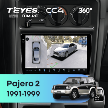 Штатная магнитола Teyes CC4 360 8/128 Mitsubishi Pajero 2 (1991-1999) F2