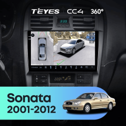 Штатная магнитола Teyes CC4 360 8/128 Hyundai Sonata EF рестайлинг (2001-2012)