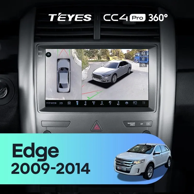 Штатная магнитола Teyes CC4 Pro 360 8/128 Ford Edge U387 (2009-2014)