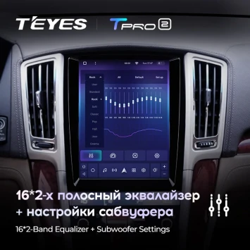 Штатная магнитола Tesla style Teyes TPRO 2 4/64 Cadillac Seville SLS (2007-2012)