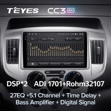 Штатная магнитола Teyes CC3 2K 360 6/128 Nissan NV200 M20 (2009-2023) F1