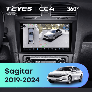 Штатная магнитола Teyes CC4 360 6/64 Volkswagen Sagitar (2019-2024)