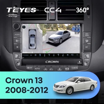 Штатная магнитола Teyes CC4 360 6/64 Toyota Crown 13 S200 (2008-2012) Тип-B
