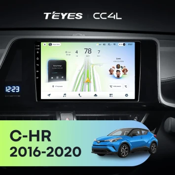 Штатная магнитола Teyes CC4L 6/64 с DTS Toyota C-HR (2016-2020) F2 Правый руль