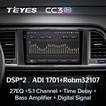 Штатная магнитола Teyes CC3 2K 4/64 Seat Ateca Cupra (2016-2021)