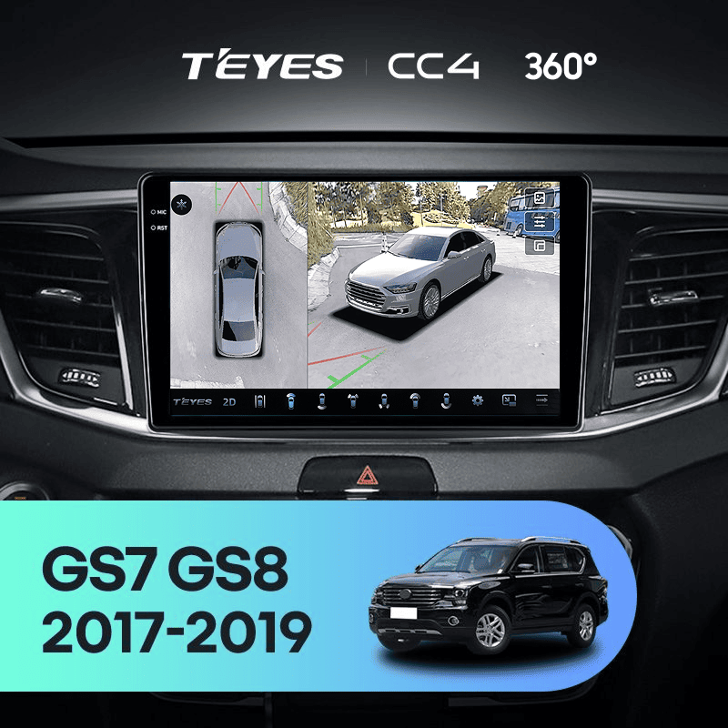 Штатная магнитола Teyes CC4 360 6/64 GAC GS7 GS8 (2017-2019)