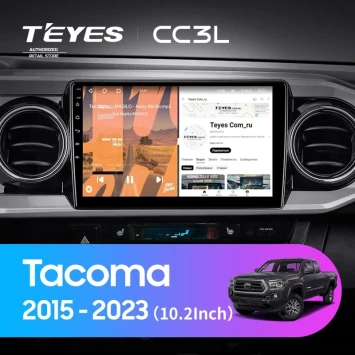 Штатная магнитола Teyes CC3L 4/64 Toyota Tacoma N300 (2015-2023) F2