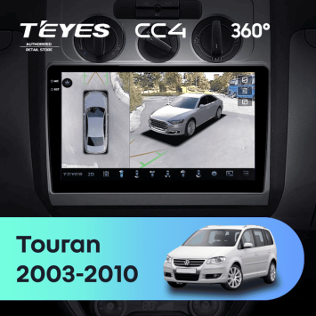 Штатная магнитола Teyes CC4 360 6/64 Volkswagen Touran 1 (2003-2010) F1