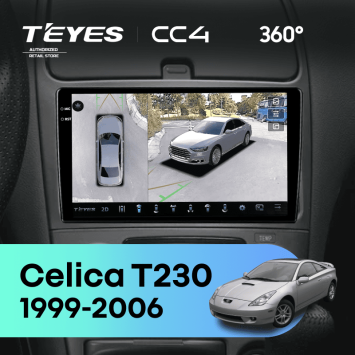 Штатная магнитола Teyes CC4 360 6/64 Toyota Celica T230 (1999-2006)