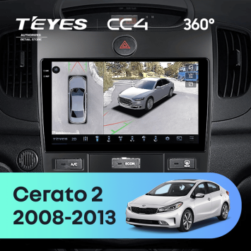 Штатная магнитола Teyes CC4 360 8/128 Kia Cerato 2 TD (2008-2013) F3