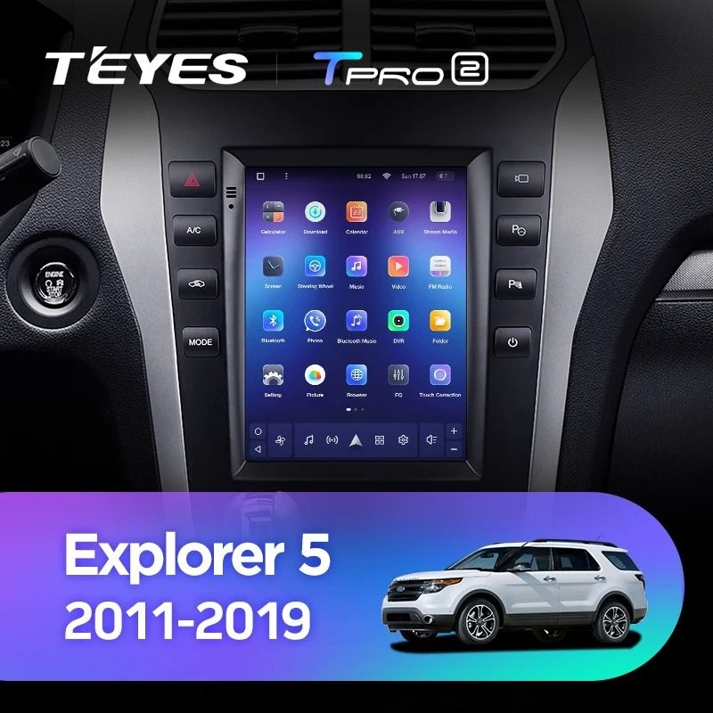 Штатная магнитола Tesla style Teyes TPRO 2 4/32 Ford Explorer 5 (2011-2019)