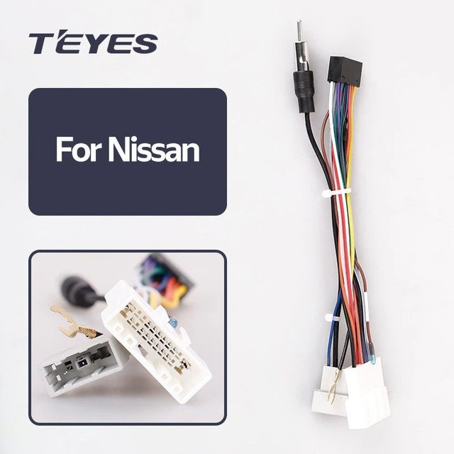 Проводка питания TEYES для Nissan cable для подключения Android ГУ