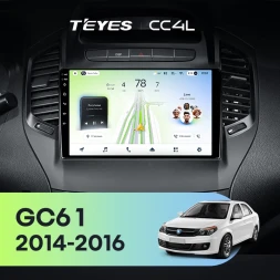 Штатная магнитола Teyes CC4L 6/64 с DTS Geely GC6 1 (2014-2016)