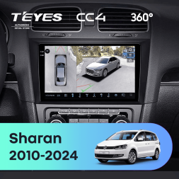 Штатная магнитола Teyes CC4 360 6/64 Volkswagen Sharan (2010-2024)