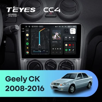 Штатная магнитола Teyes CC4 8/128 Geely CK (2008-2016)