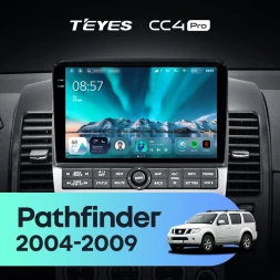 Штатная магнитола Teyes CC4 Pro 8/128 Nissan Pathfinder R51 (2004-2009) F2