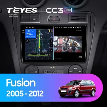 Штатная магнитола Teyes CC3 2K 6/128 Ford Fusion 1 (2005-2012)