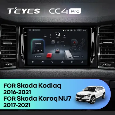 Штатная магнитола Teyes CC4 Pro 12/256 Skoda Karoq (2017-2021) F2
