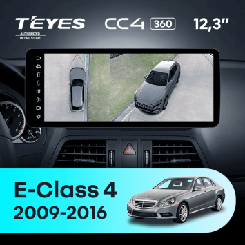 Штатная магнитола Teyes CC4 12.3" 360 6/64 Mercedes-Benz E-Class 4 W212 S207 A207 S212 C207 (NTG 4.0) (2009-2016) Universal