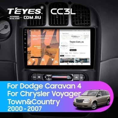 Штатная магнитола Teyes CC3L 4/32 Dodge Caravan 4 (2000-2007) Тип-A