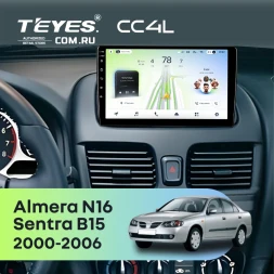 Штатная магнитола Teyes CC4L 4/64 Nissan Sentra B15 (2000-2006)