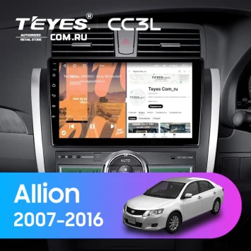 Штатная магнитола Teyes CC3L 4/32 Toyota Allion T260 (2007-2016) Правый руль