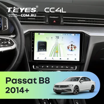 Штатная магнитола Teyes CC4L 6/64 с DTS Volkswagen Passat B8 2014+