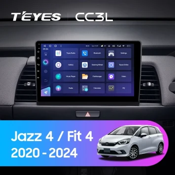 Штатная магнитола Teyes CC3L 4/64 Honda Jazz 4 (2020-2024) Тип-B Правый руль